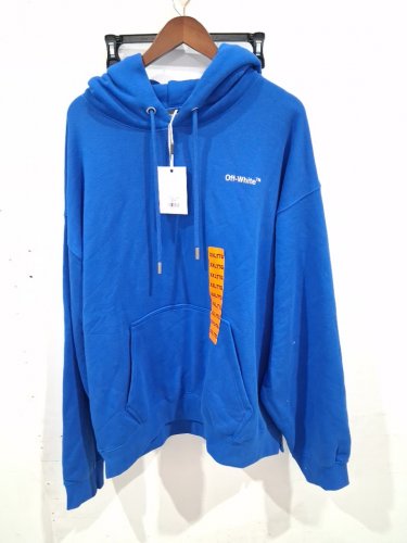 MEN'S OFF-WHITE SKATER HOODIE - XXL - BLUE (MODEL: 1993544) image 2