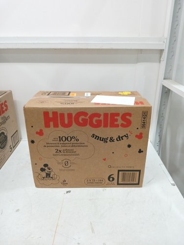 144PK HUGGIES SNUG AND DRY BABY DIAPERS - SIZE 6 - MICKEY MOUSE image 2