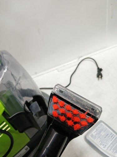 BISSELL LITTLE GREEN PROHEAT PORTABLE DEEP CLEANER/SPOT CLEANER WITH SELF-CLEANING HYDRORInSE TOOL - GREEN/GREY (model: 2513t/2513E) image 6