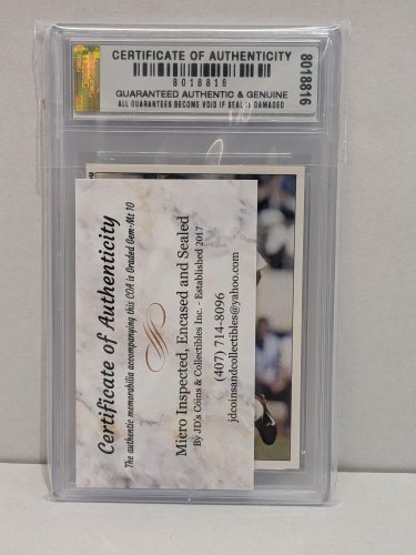 CRISTIANO RONALDO & FREDDY ADU ROOKIE FIFA CARD - JDCC GEM MINT 10 - 2004 SOCCER PAX image 3