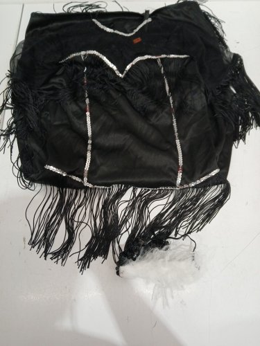 2PC WOMEN'S PARTYHOLICS SPEAKEASY STARLET COSTUME - MEDIUM (8-10) - BLACK (ITEM: 50041 L) image 2