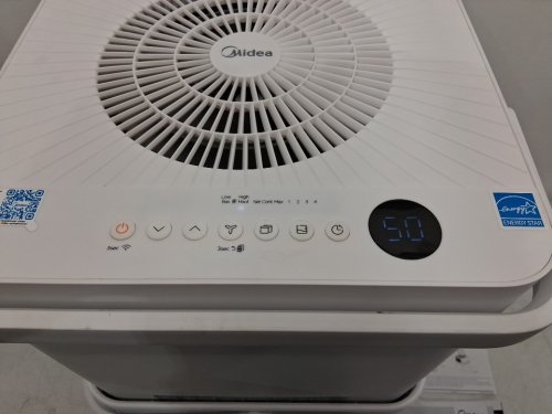 MIDEA CUBE SMART WIFI DEHUMIDIFIER, COMPATIBLE WITH ALEXA - 50 PINT - 4,500 SQ. FT - WHITE (MODEL: MAD50S1QWT-A) image 3