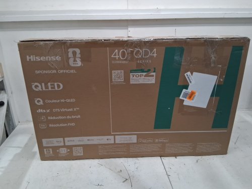 Hisense 40" Hi-QLED HD Smart Fire TV, Dolby Audio, Compatible with Alexa, Full Array LED - 1080P - BLACK - (MODEL: 40QD4SF) image 11