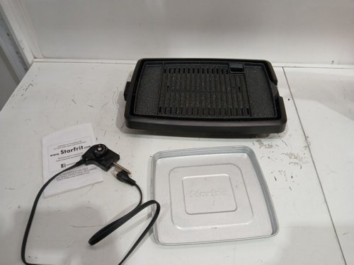 STARFRIT THE ROCK ELECTRIC INDOOR SMOKELESS BBQ GRILL - 16" x 10" - BLACK (MODEL: 024414-003-0000) image 3
