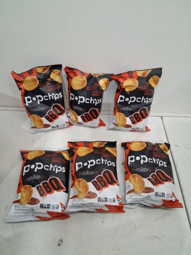 *EXPIRED* 6PK POPCHIPS GLUTEN FREE POTATO CHIPS - 142G EACH - bbq image 3