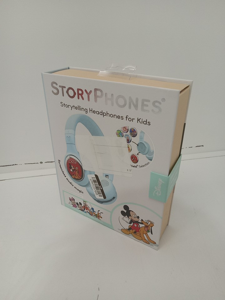 onanoff Disney StoryPhones bluetooth headphones with built-in mic for audio stories, music and educational content - compatible with ios/android - blue Mickey Mouse bundle (model:ON-STORYPH-DIS-BLUE) image 3