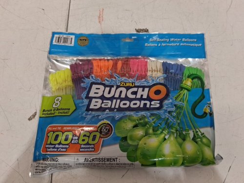 100pk ZURU BUNCHO BALLOONS FILL AND TIRE 100 IN 60 SECONDS WATER BALLOONS image 2