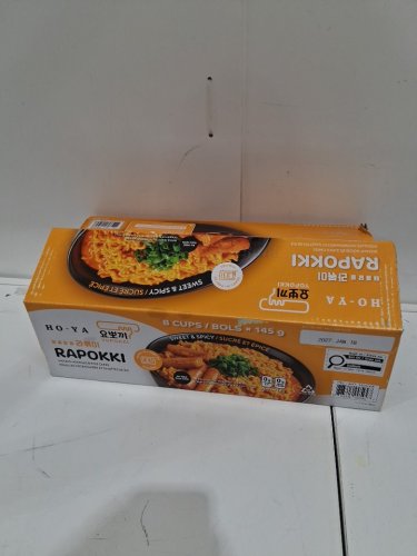 7PK HO-YA RAPOKKI INSTANT NOODLES & RICE CAKES - 145G EACH - SWEET AND SPICY image 2