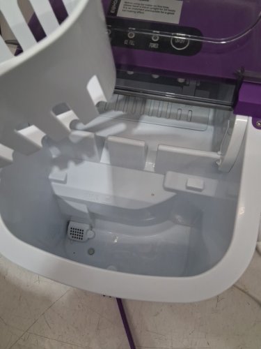 EUHOMY Countertop Ice Maker Machine with Handle, 26lbs Per Day - PURPLE - (MODEL: IM001-BPU-CAEH) image 4