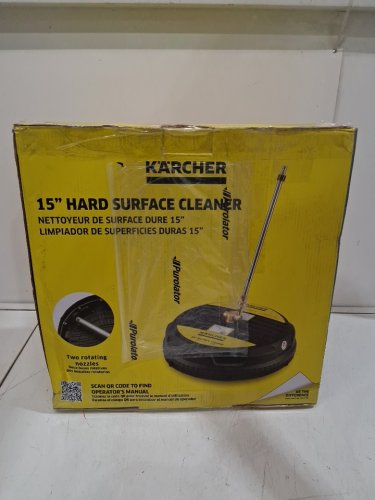 Karcher Hard Surface Cleaner for Gas Power Pressure Washers - 15" - 3200PSI Rating - Black (model: 8.641-035.0) image 2