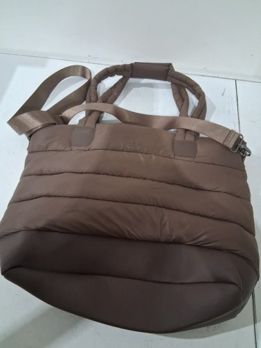 LOLE Quilted Puffer Tote Bag - Fits 16" Laptops - Brown (Model: 2823771) image 2