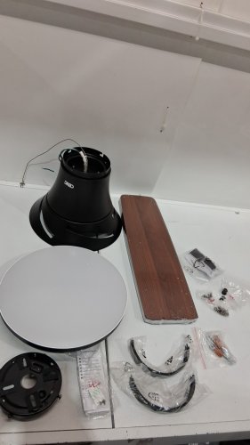dreo ceiling fan with lights - 44"/2700K-6500K - BLACK (MODEL: DR-HCF003) image 3