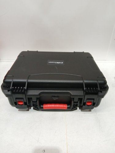 DROGEAR waterproof hard carrying case for drones - compatible with avatar 2 - black/red  (model: dg-303302) image 3