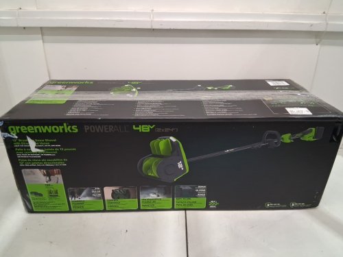 Greenworks 12" Brushless Snow Shovel with batteries and charger - 48v (MODEL:2066949/ss5120) image 7