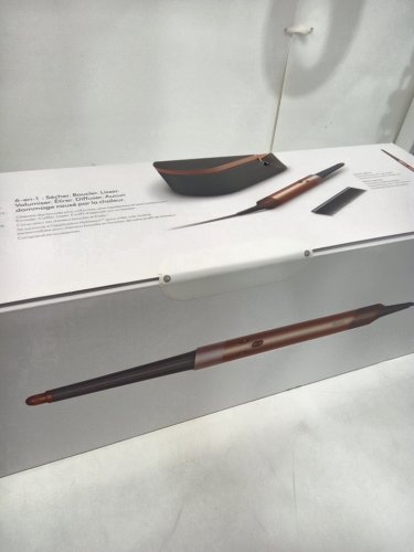 6PC DYSON i.d curly + coily airwrap multi styler and hair dryer with bluetooth - amber silk ( model: hs08) image 4