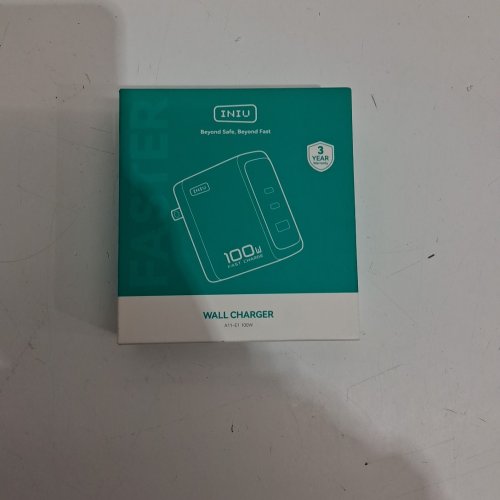 INIU USB-C 3-PORT PD FAST CHARGING CHARGER BLOCK - 100W - BLUE - (MODEL: A11-E1) image 2