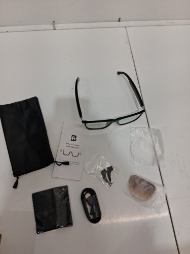 UNISEX BOOABEI BLUETOOTH AI SMART GLASSES/SUNGLASSES WITH REAL-TIME TRANSLATOR, MUSIC PLAYBACK, & HANDS-FREE CALLING - BLACK (MODEL: M01 PRO) image 3
