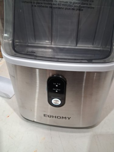 EUHOMY Pearl L1 Portable Nugget Ice Maker Countertop - 35lbs capacity - stainless steel (model: IM013-NSI-CAEH) image 3