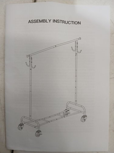 generic heavy duty garment storage clothes rack - 67" x 75" - gold (model: usgmsrarcgd190ty) image 2
