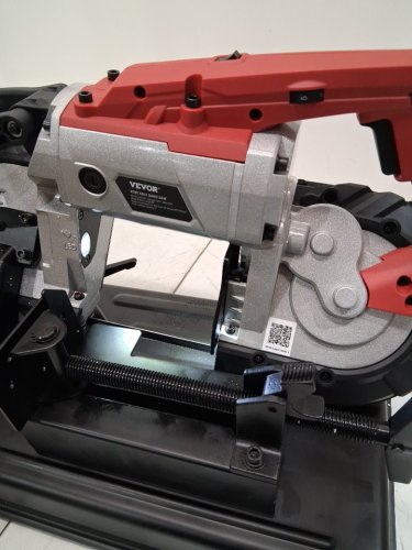 portable steel base band saw with 5" cutting capacity for metal/wood - variable speed 137.8fpm to 472.4fpm (MODEL: R2103) image 10