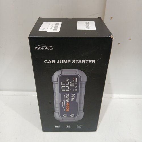 YaberAuto 6000A Jump Starter - PD65W Fast Charging 26800mAh  - Car Battery Booster Jump Starter (All Gas/12.0L Diesel)- for 12V Car Battery with 150W DC Output-800 Lumens Light-3.3" Display image 2