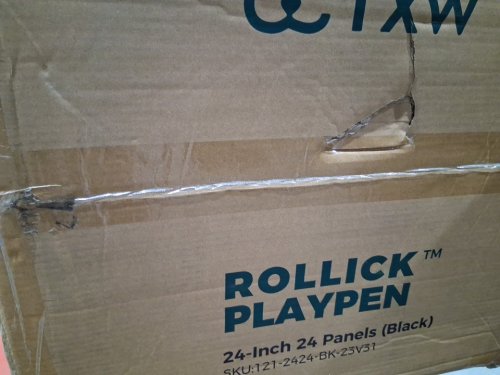 FXW ROLLICK UNLEASHED 24-PANEL PET PLAYPEN - BLACK - 24" (MODEL: BLACK 2424/-BK--23V31) image 4