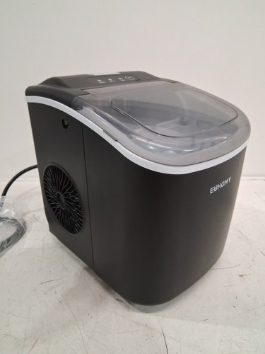 EUHOMY Countertop Ice Maker Machine - MAKES 26LB/Day - BLACK (MODEL: im-06d/IM001-Bbl-CAEH) image 4