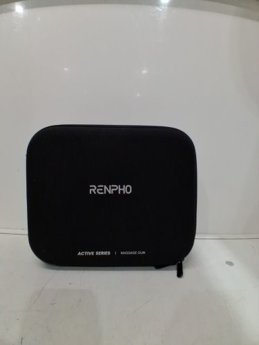 RENPHO Active 2 Red Massage Gun with Multi-Function Heating - 5 Speeds & 3 Light Modes - includes carrying case (model:r-wmg09) image 3