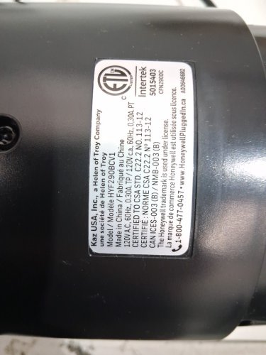 HONEYWELL QUIETSET WHOLE ROOM 40" TOWER FAN WITH OSCILLATION AND REMOTE CONTROL, SLIM PROFILE - BLACK (MODEL: HYF290BC) image 5