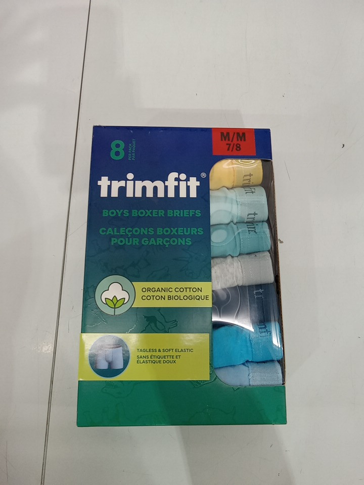 8PK BOY'S TRIMFIT BOXER BRIEFS - MEDIUM (7/8) YOUTH - MULTICOLOUR (STYLE: 1979672) image 2