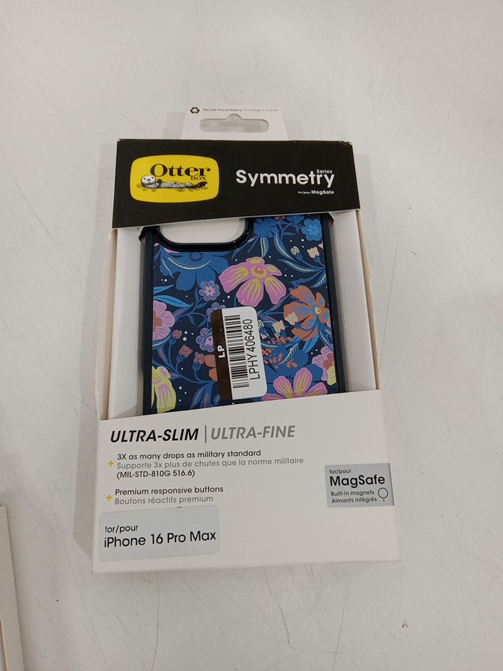 OtterBox Symmetry Series IPHONE 16 PRO MAX Case FOR MAGSAFE  - Fairy Fauna Purple image 2