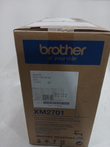 BROTHER LIGHTWEIGHT FULL-FEATURED ELECTRIC SEWING MACHINE - WHITE (MODEL: XM2701) image 5