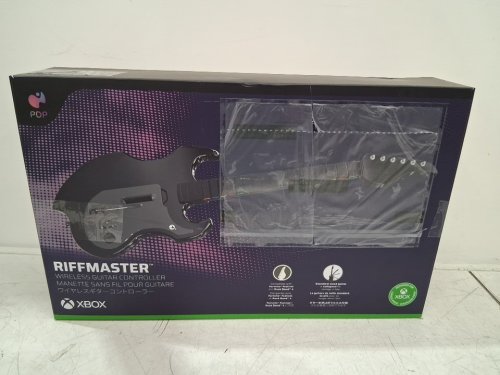 PDP RIFFMASTER Wireless Guitar Controller For Xbox Series X|S, Xbox One, & Windows 10/11 PC - BLACK (MODEL: 049-034-bk) image 2