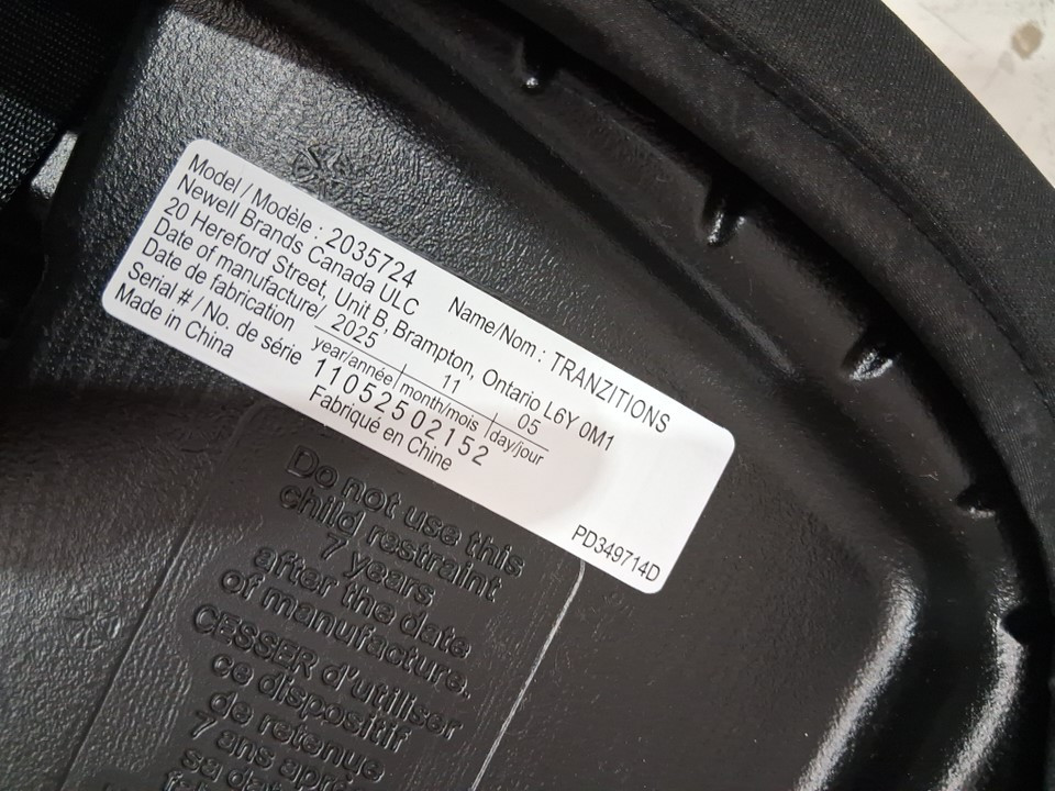 GRACO C20 TRANZITIONS 3-IN-1 HARNESS BOOSTER CAR SEAT - 100LBS CAP - BLACK (MODEL: 2035724) image 6