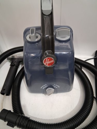 HOOVER POWERSCRUB DELUXE UPRIGHT CARPET CLEANER WITH SPIN SCRUB, MULTI‑DIRECTIONAL BRUSHES, DUAL‑TANK SYSTEM, HEAT FORCE RAPID‑DRY, AND AUTOMATIC DETERGENT MIXING - 20 FT CORD - RED/BLACK (MODEL: FH50150VCD) image 5