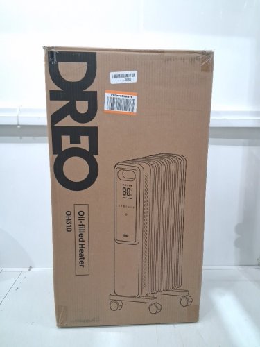 DREO electric Oil-filled radiator Heater with remote control - 1500w - dark Grey (Model: DR-HSH010) image 2