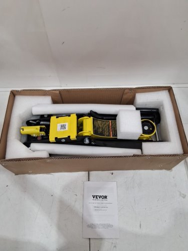 VEVOR Low Profile Heavy-Duty Steel Floor Jack with Single Piston Hydraulic Pump - 2.5 Ton cap - Yellow (model: wd-a-02250-a00-0) image 4