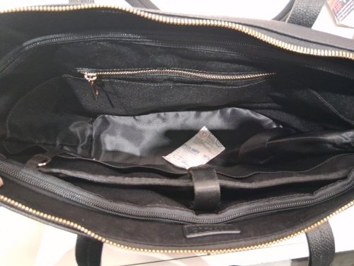 buffalo david bitton leather tote shoulder bag - black (model: 2012486) image 4