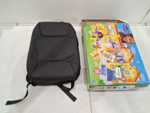 BANGE GENUINE LEATHER LAPTOP ANTI-THEFT BACKPACK WITH TSA-APPROVED LOCK - 18.9" X 12" X 5.5" - fits 15.6" laptops - BLACK (MODEL: 7216) image 3