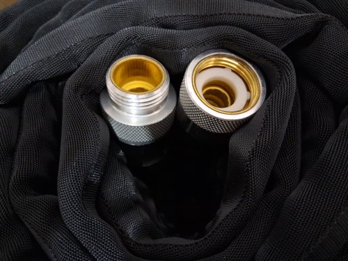 RAPID FLO COMPACT KINK RESISTANT GARDEN HOSE - 100FT - 5/8" - BLACK (MODEL: 1845730) image 3