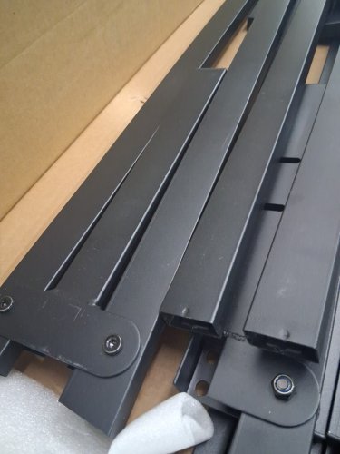 High Metal Bed Frame - Twin - Black (MODEL: bf-3611v3-twin-ca1) image 4