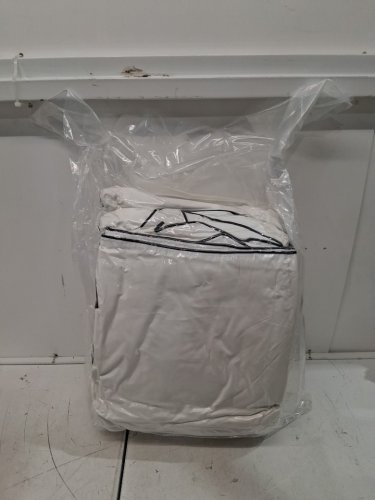 hyvif Luxury Down Fiber Comforter all seasons duvet insert - King (106" x 90"), High Fill, Lightweight & Fluffy - Ivory White image 3