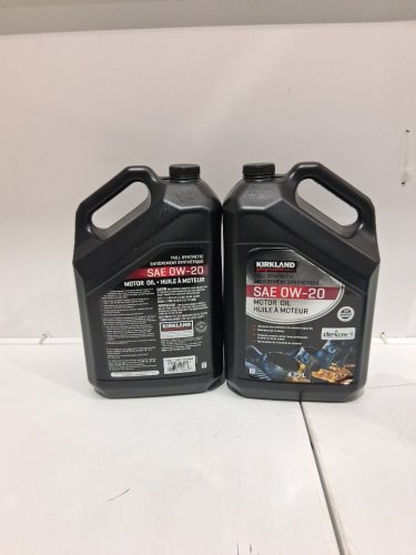 2PK Kirkland Signature Full Synthetic Motor Oil - SAE OW-20 - 4.73l (each) image 3