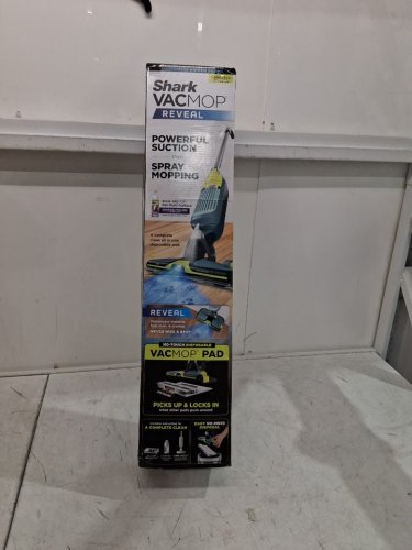 Shark VACMOP Reveal Cordless Hard Floor Cleaner, Vacuum and Spray Mop - green/blue (model: vm401c) image 2