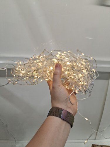 Aesthetic Curtain STRING Lights with REMOTE - CLEAR/WHITE/RGB image 4