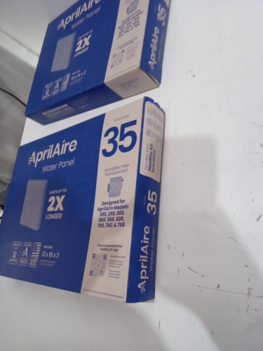 x2 AprilAire Humidifier water panel filter replacement - 13" x 10" x 2" (model: 35) image 3
