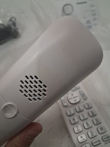 4pc panansonic DECT 6.0 Cordless PHONE CALL Answering System with Caller ID - white (model: KX-TG7122SK) image 5