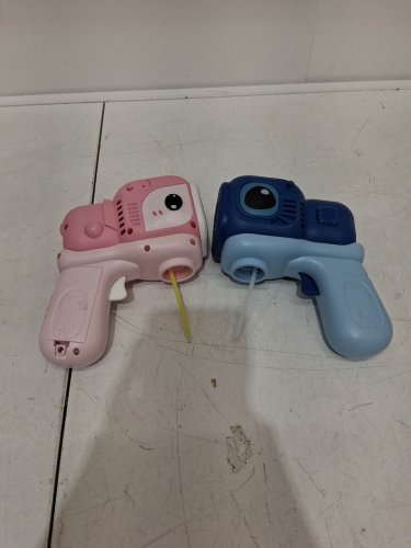 2pk max & deril bubble machine gun - pink/blue (model: md014) image 3