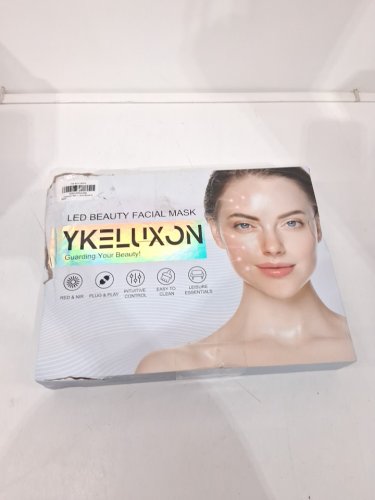 ykeluxon red light therapy mask  - black/gold (model: yk-rfm2w-b1vs) image 2
