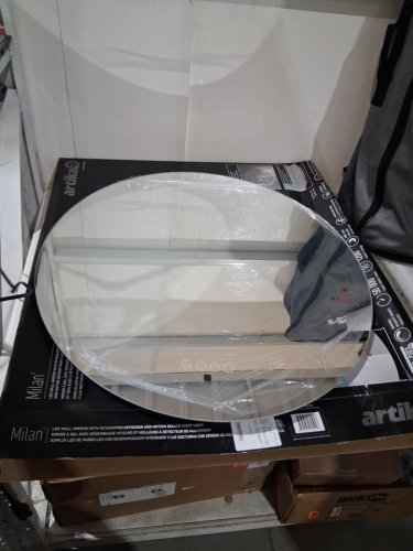 Artika Milan 3 color preset edge lit Integrated Defogger LED Wall Mirror - 28" - 3000K - 5000K (model: 1937960) image 2